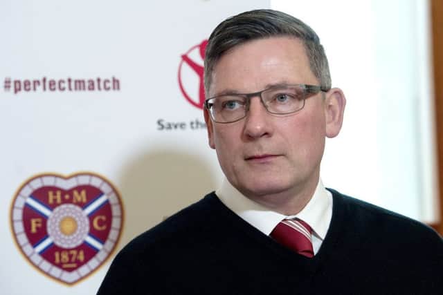 Hearts manager and former Scotland boss Craig Levein would like to see big internationsl football matches at BT Murrayfield. Picture: Bill Murray/SNS