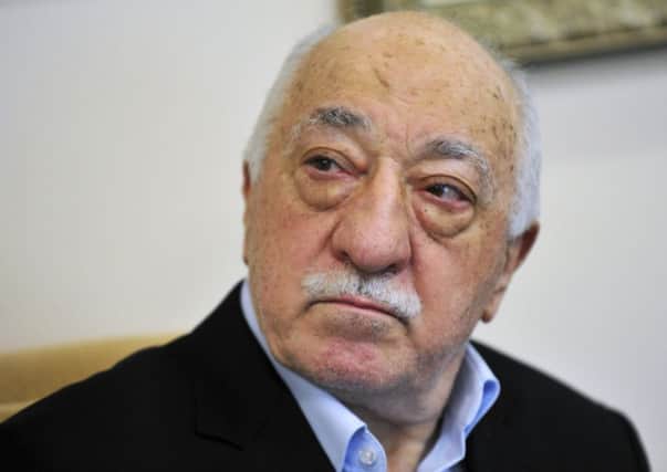 Islamic cleric Fethullah Gulen speaks to members of the media at his compound, in Saylorsburg, Pa. Picture: AP Photo/Chris Post, File