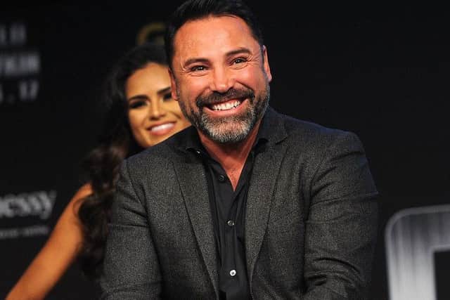 Oscar De La Hoya hasn't fought for 11 years but fancies his chances against Conor McGregor. Picture: Getty Images