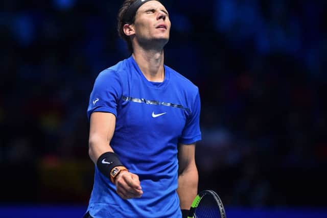 Spain's Rafael Nadal has pulled out of the ATP World Tour Finals. Picture: Glyn Kirk/AFP/Getty Images