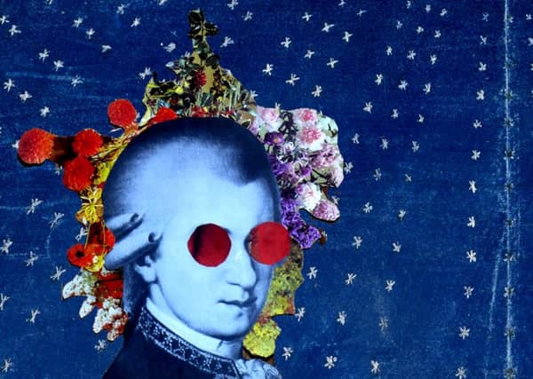 Publicity material for Mozart vs Machine, part of the sound festival in Aberdeen