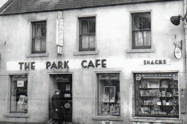 The Park Cafe were young people and bands would mingle. PIC: Scotbeat