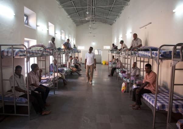 Over the past week, more than 200 beggars have been transported to separate male and female shelter homes located on the grounds of two city prisons. Picture: AP Photo/Mahesh Kumar A.