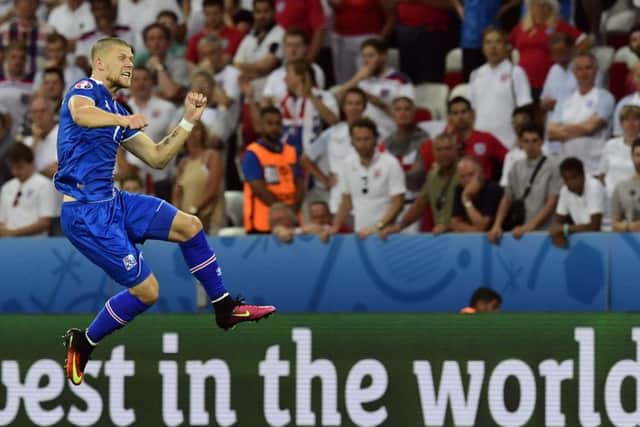 Alcohol advertisment is prominent within football. Picture: TOBIAS SCHWARZ/AFP/Getty Images
