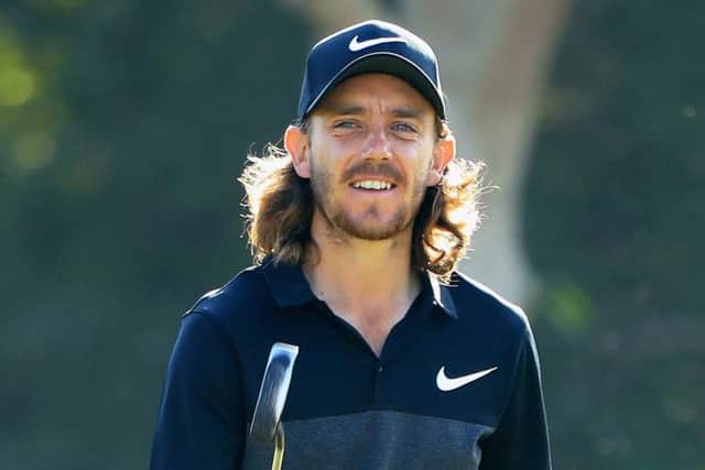 Tommy Fleetwood of England smiles ahead of the DP World Tour Championship. Picture: Andrew Redington/Getty Images