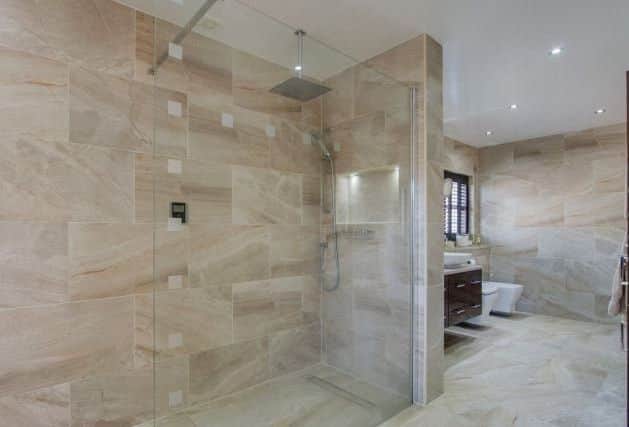 One of the spacious bathrooms. Picture: Savills