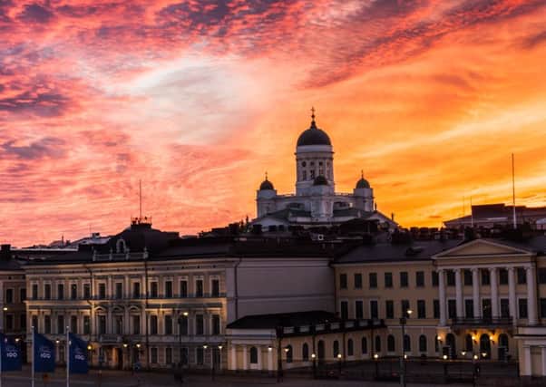 Helsinki Cathedral, Finland, Sunset
