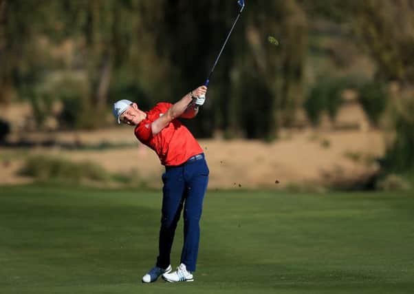 Connor Syme in action during the final round of the European Tour Qualifying School at Lumine Golf Club in Tarragona, Spain. Picture: Getty.