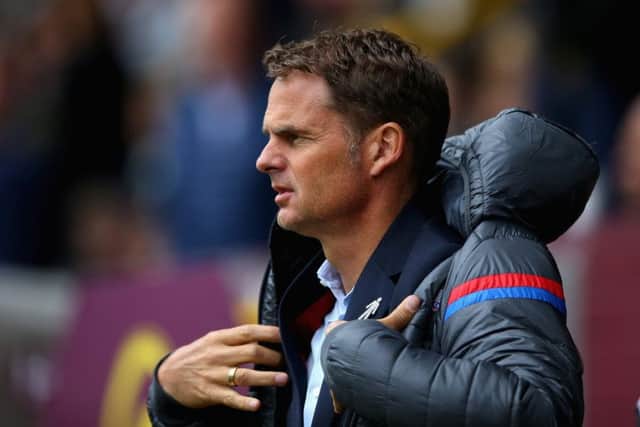 Former Crystal Palace boss Frank de Boer hasn't ruled out a return to Rangers. Picture: Getty Images