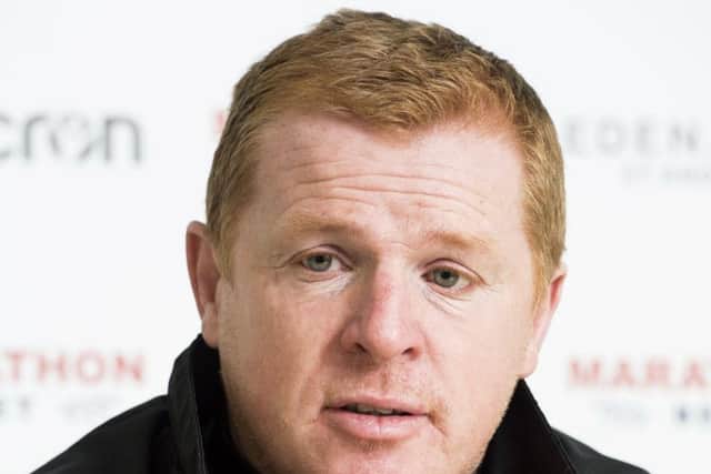 Hibernian head coach Neil Lennon. Picture: