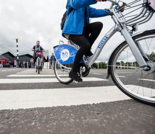 A cycle hire bike. Picture: John Devlin.