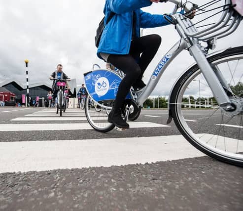 A cycle hire bike. Picture: John Devlin.