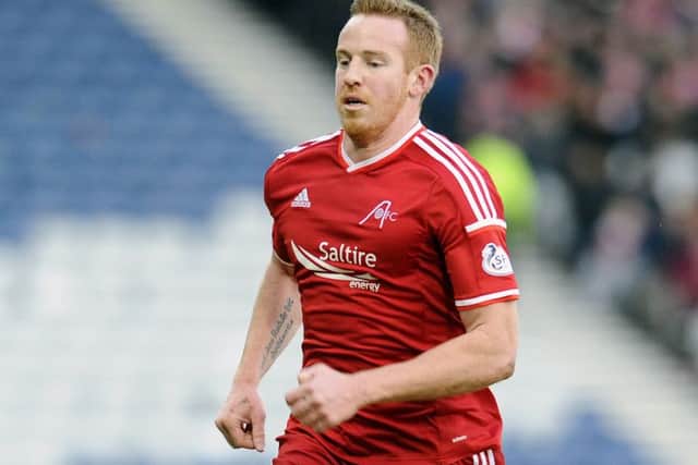 Aberdeen's Adam Rooney is targeting 100 goals. Picture: John Devlin