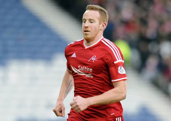 Aberdeen's Adam Rooney is targeting 100 goals. Picture: John Devlin