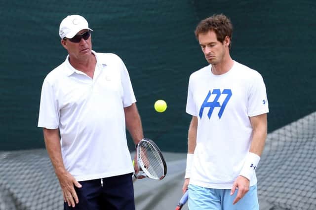 Andy Murray, right, has ended his coaching arrangement with Ivan Lendl.  Picture: PA