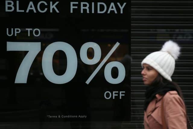 UK consumers will spend an average of Â£300 on Black Friday, following the US retail trend. Picture: Brian Lawless/PA Wire