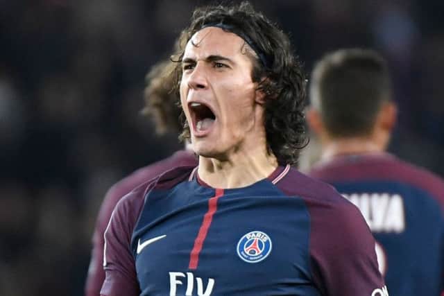 Edinson Cavani scored twice. Picture: Getty Images