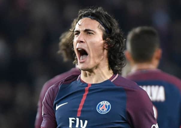 Edinson Cavani scored twice. Picture: Getty Images