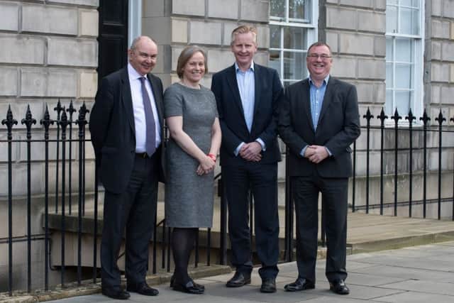 Ken Stanley, Morag Yellowlees, Ian Beattie, Alasdair Cummings.  Picture: Gareth Easton.