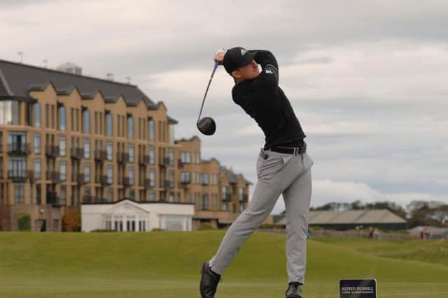 Connor Syme finished in the top 15 at the Alfred Dunhill Links Championship. Picture: John Stewart.