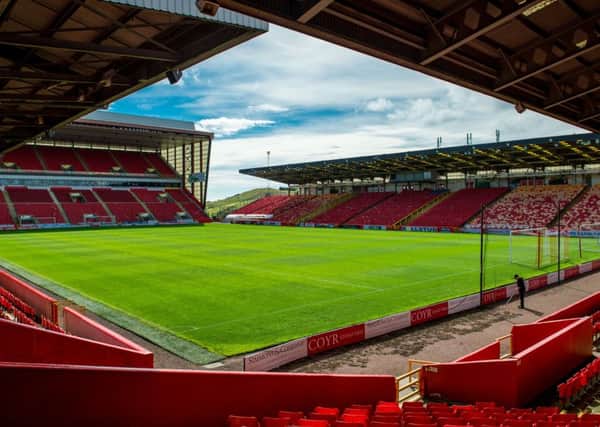 A general view of Pittodrie Stadium. Tom Crotty's investment will partially go towards funding a new stadium for the Dons. Picture: SNS Group