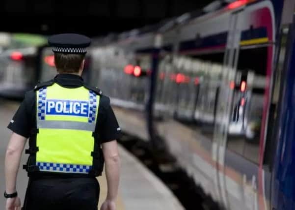 British Transport Police are appealing for information on signing sectarian and transphobic songs.