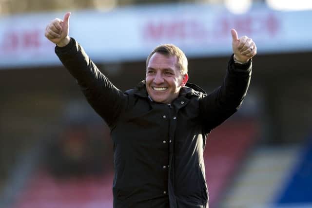 Celtic manager Brendan Rodgers after the win at Ross County. Picture: Craig Williamson/SNS