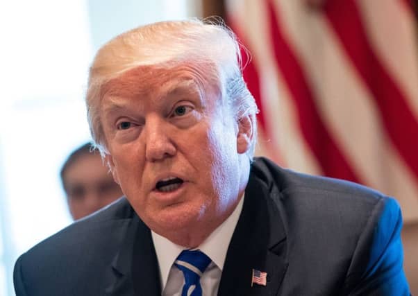 President Trump officially designated North Korea as a state sponsor of terrorism. Picture: Kevin Dietsch-Pool/Getty Images