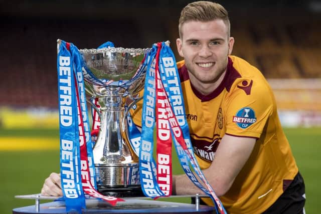 Motherwell's Chris Cadden looks forward to Sunday's Betfred Cup final against Celtic. Picture: Alan Harvey/SNS