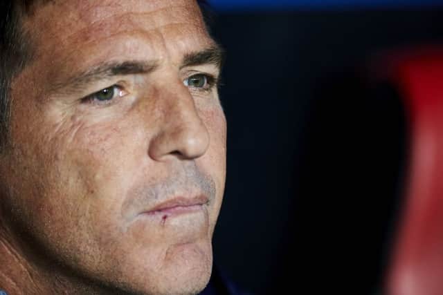 Berizzo looks on prior to the start of the Group E match between Sevilla and Liverpool. Picture: Getty Images