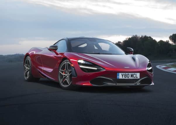 The blisteringly quick McLaren 720S.