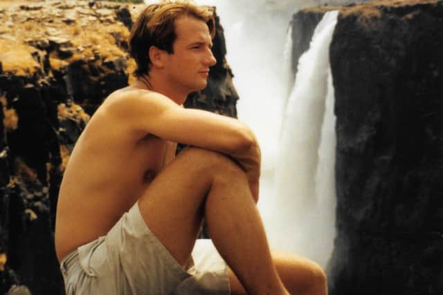 Graeme McKinnell at Victoria Falls in September 1995. Originally from Edinburgh, he lived in Harare as a graduate architect for five years from 1995 to 2000.