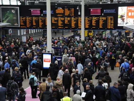 The later trains will run on the main line between Edinburgh and Glasgow. Picture: Andrew O'Brien