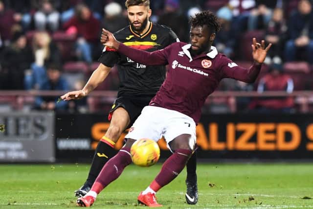 Esmael Goncalves arrived at Tynecastle last January. Picture: Alan HArvey/SNS