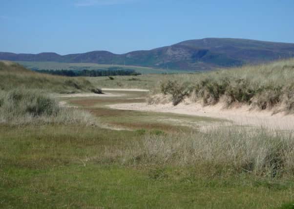 General view of the Coul Links area which developers want to turn into a golf course. PIC: Contributed/RSPB Scotland.