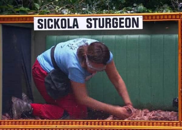 The much-criticised Kezia Dugdale takes on the bushtucker challenge on Im A Celebrity... Get Me Out of Here!