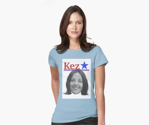 The Team Kez t-shirt. Picture: Redbubble