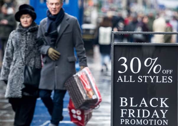 Black Friday shoppers in Glasgow (Picture: John Devlin)