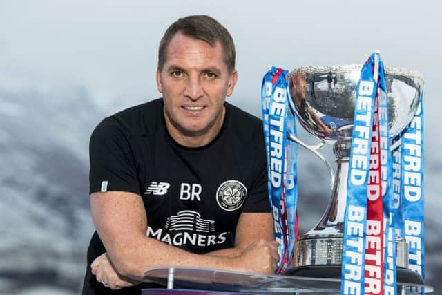 Brendan Rodgers is happy at Celtic. Picture: Alan Harvey/SNS