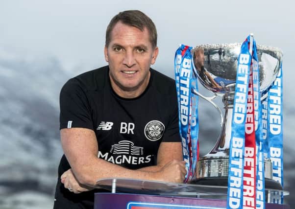 Brendan Rodgers is happy at Celtic. Picture: Alan Harvey/SNS