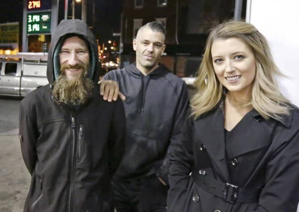 Kate McClure set up a fundraiser for Mr Bobbitt (left). Picture: AP