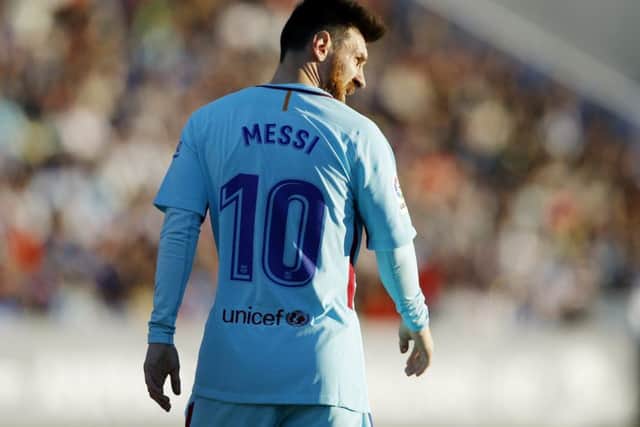 Messi has signed a new contract that will keep the star at the Spanish club for four more years. Picture: AP Photo/Francisco Seco, FILE