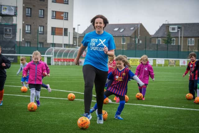 Kezia Dugdale has gone from making political pitches at Spartans to TV celebrity in the Outback. Picture: Steven Scott Taylor