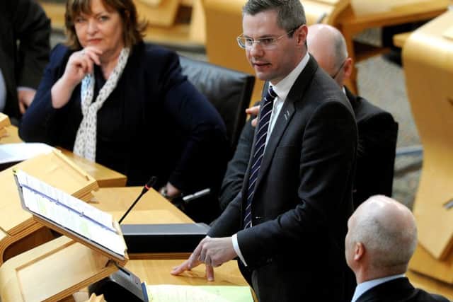 With the Green Party holding the balance of power at Holyrood, Derek Mackay faces a challenge to get the SNP budget passed. Photograph: Lisa Ferguson