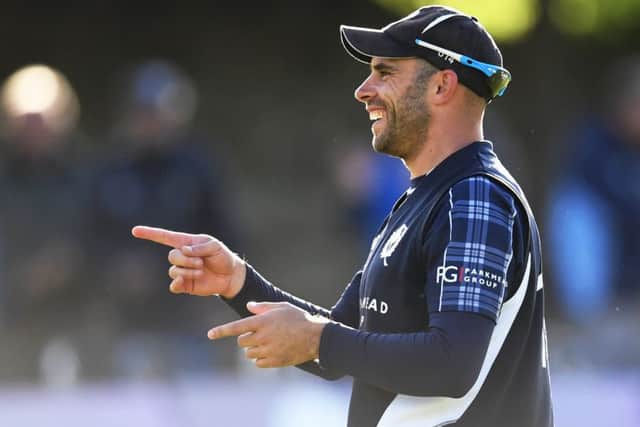 Scotland's Kyle Coetzer put in a fine performance as Scotland defeated Papa New Guinea. Picture: SNS/Ross Parker