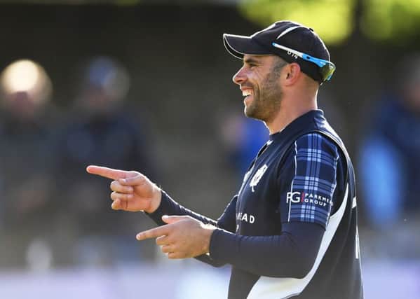 Scotland's Kyle Coetzer put in a fine performance as Scotland defeated Papa New Guinea. Picture: SNS/Ross Parker