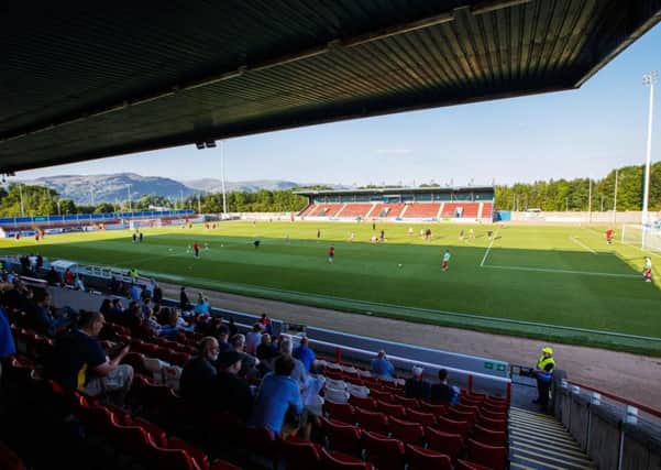 Forthbank Stadium failed an early pitch inspection. Picture: SNS/Roddy Scott