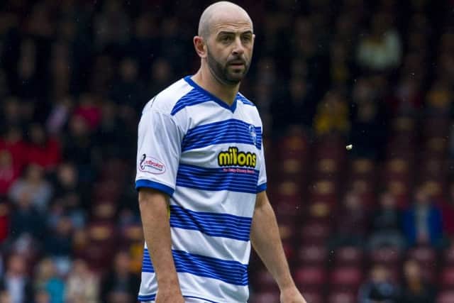 Gary Harkins netted in Morton's win at Falkirk. Picture: SNS/Sammy Turner