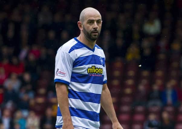 Gary Harkins netted in Morton's win at Falkirk. Picture: SNS/Sammy Turner
