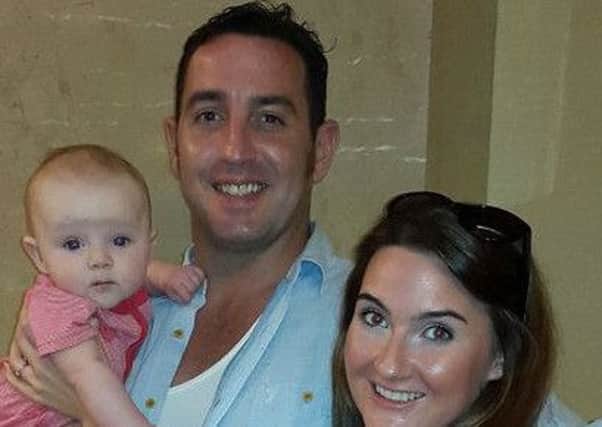 Billy with Yvonne and their son William - as pictured several years ago